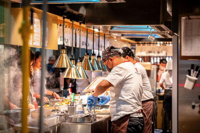 commercial kitchen